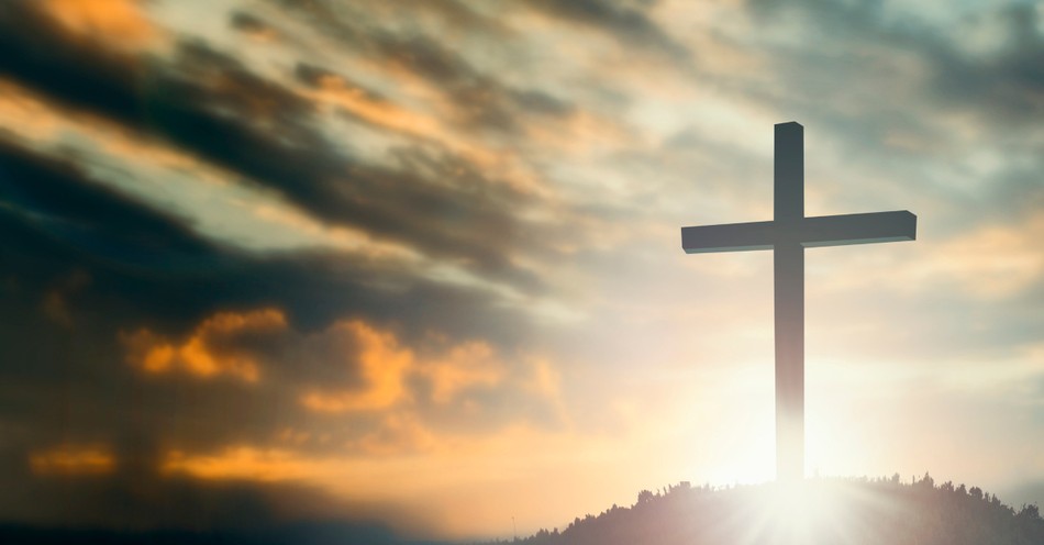 A cross on a hill because Christians use a gregorian calendar